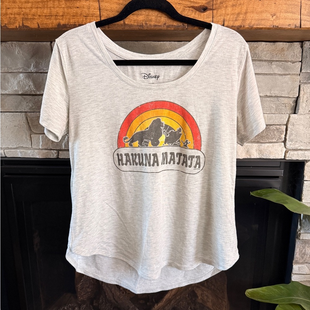 Disney Women's Cream Hakuna Matata Tee